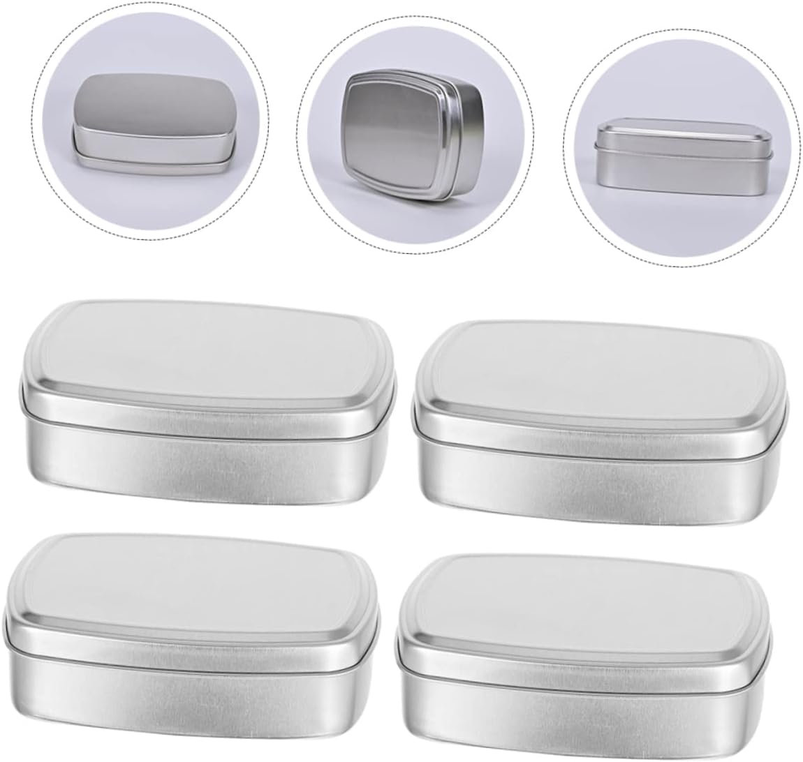 DOITOOL 12 Pcs Aluminum Travel Soap Candle Jar Set