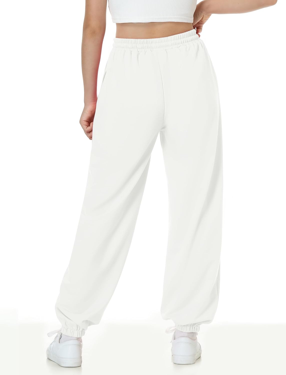 EXARUS 3 Pack High Waisted Sweatpants with Pockets