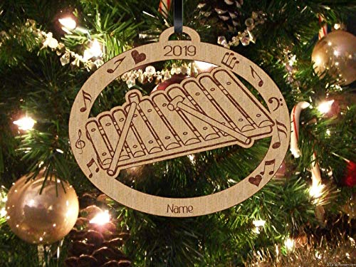 Handmade Xylophone Ornament Personalized Gift