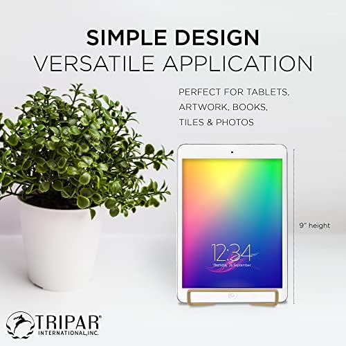 Tripar 6 Gold Painted Square Easel Stand