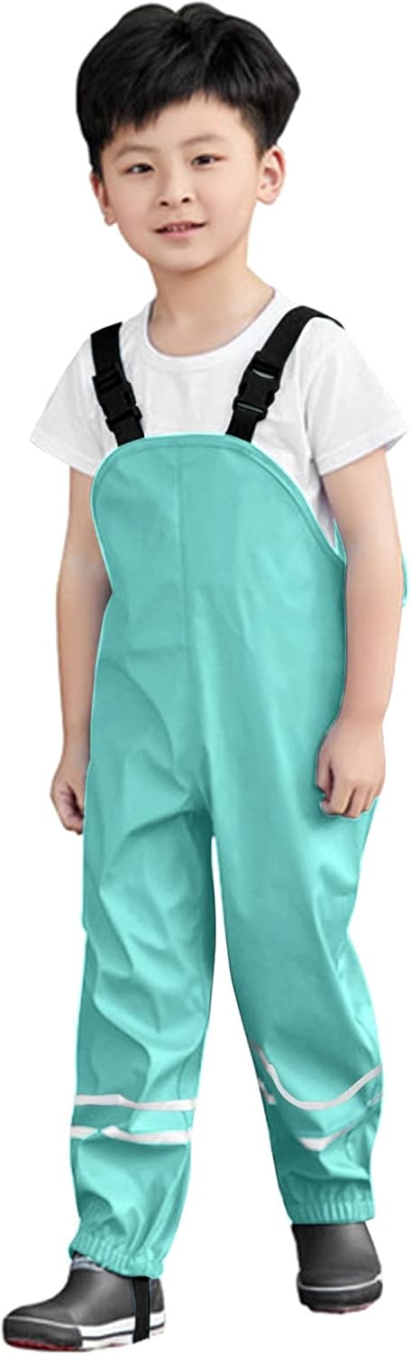 Toddler Waterproof Rain Pants for Boy Girl