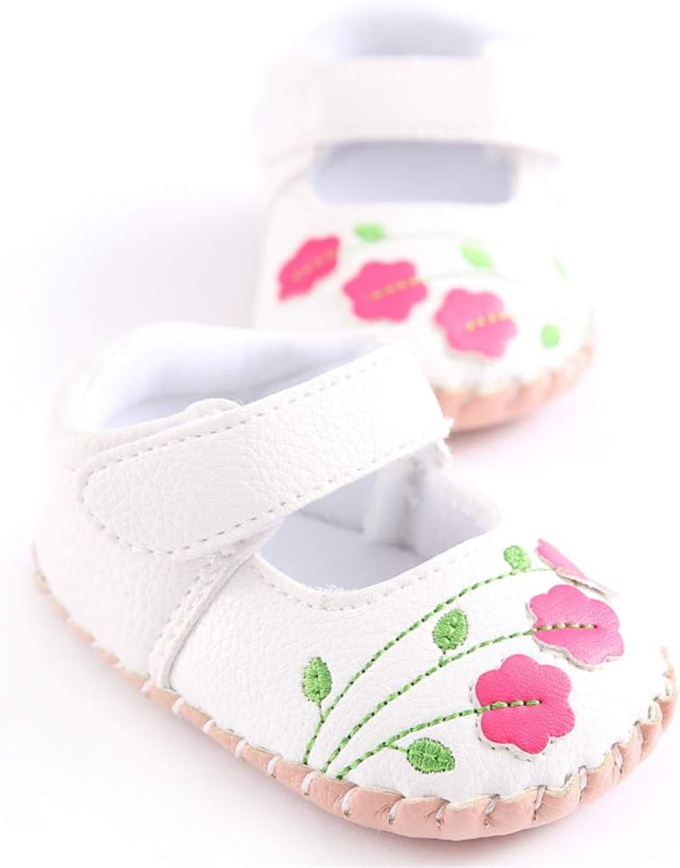 Meckior Toddler Soft PU Princess Flats for Boys Girls