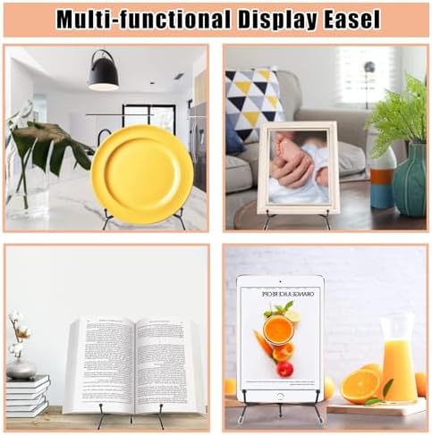 6 Pack Anti-Slip Iron Plate Stands for Display