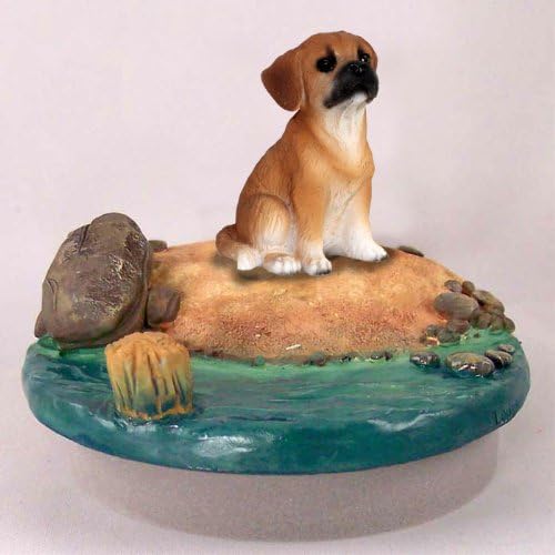 Conversation Concepts Miniature Puggle Candle Topper A Day on the Beach