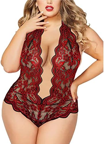 Womens Sexy High Waist Babydoll Nightwear Set