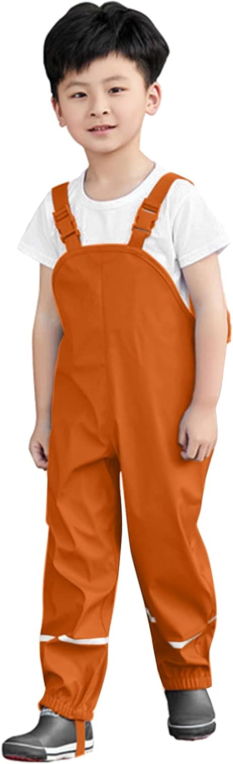 Waterproof Kids Rain Overalls for Boys and Girls