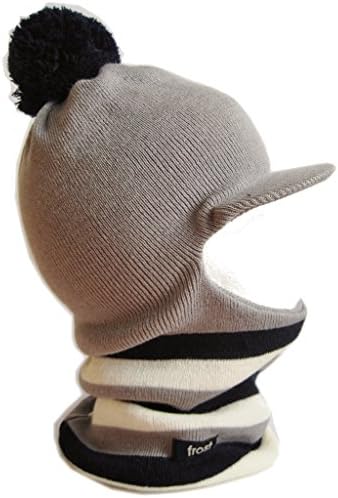 Frost Balaclava Winter Boys Hat Ski Mask Narrow Stripes Knit
