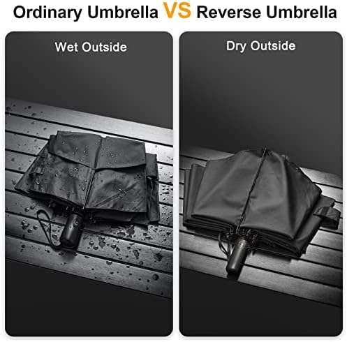 G4Free 62 Inch Double Canopy Folding Golf Umbrella