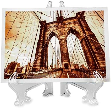Super Z Outlet 5 Inch Clear Plastic Easels 12 Pack