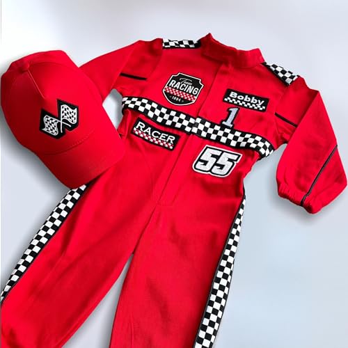 Handmade Race Car Driver Costume for Toddlers 1