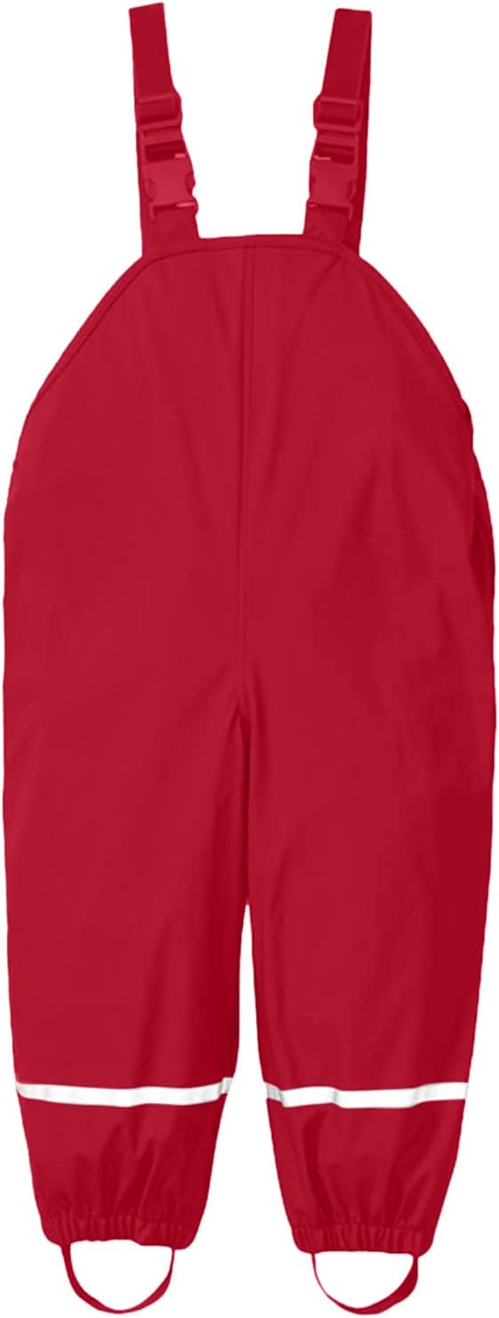 Rain Jumpsuit Romper for Boys and Girls with Suspenders