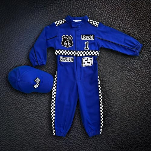 Handmade Race Car Driver Costume for Toddlers