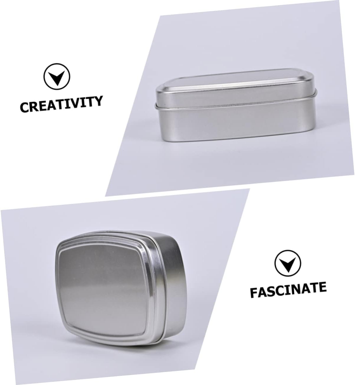 DOITOOL 12 Pcs Aluminum Travel Soap Candle Jar Set