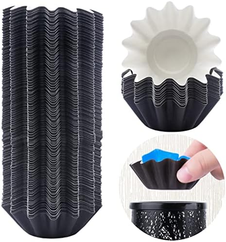 FANDOL Reusable Wax Melt Liners 100pcs Black