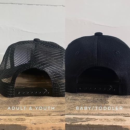 Handmade Dad Son Matching Snapback Caps Set