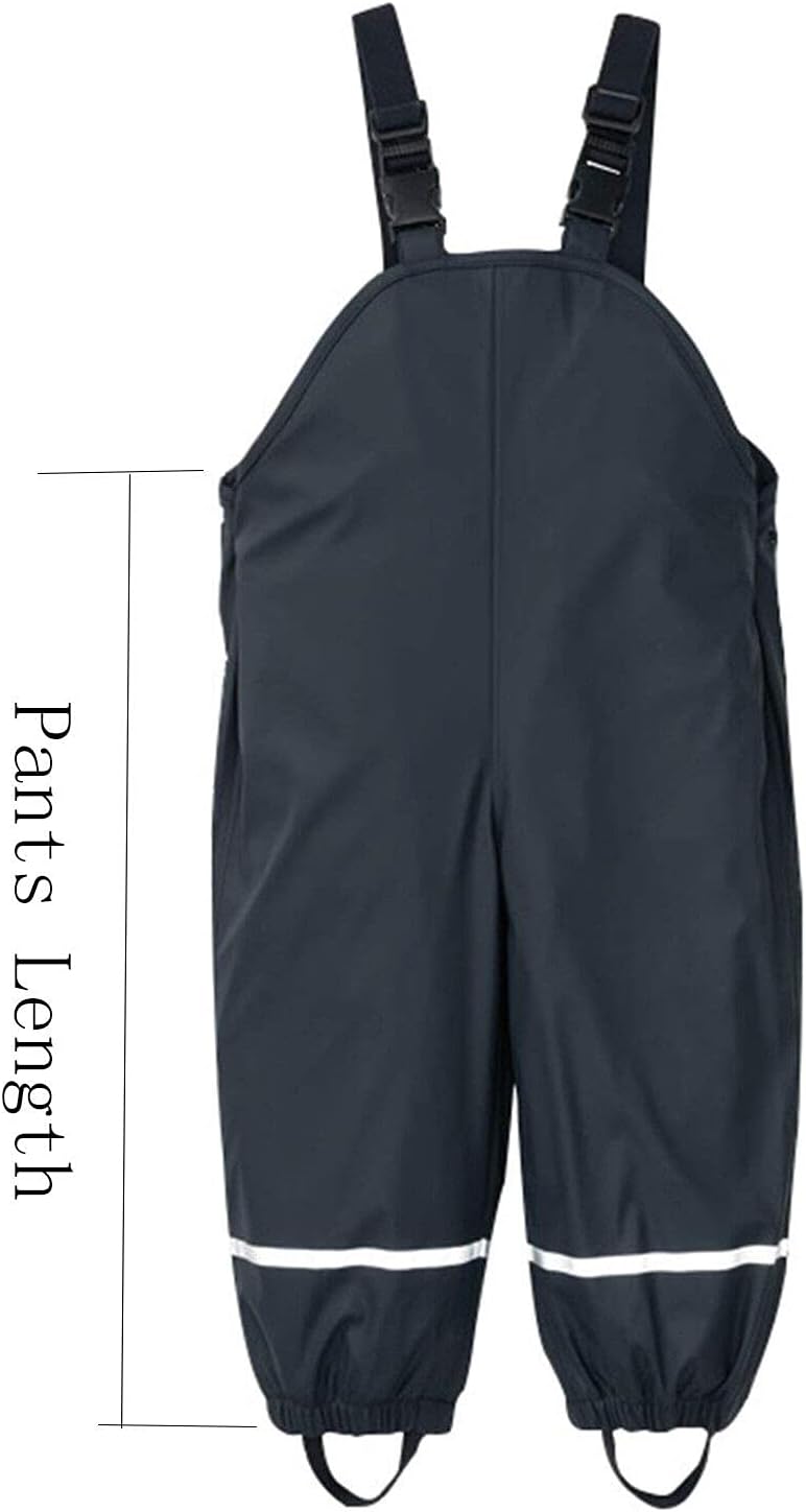 Waterproof Kids Rain Overalls for Boys and Girls