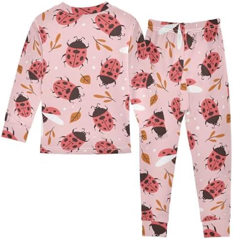 WIFIU Soft Cotton Pajama Set for Girls 18M-8Y