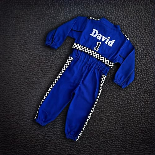 Handmade Race Car Driver Costume for Toddlers - 12-18 Months
