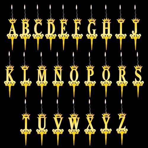 Luxury Gold Birthday Candle Topper - Reusable Elegant