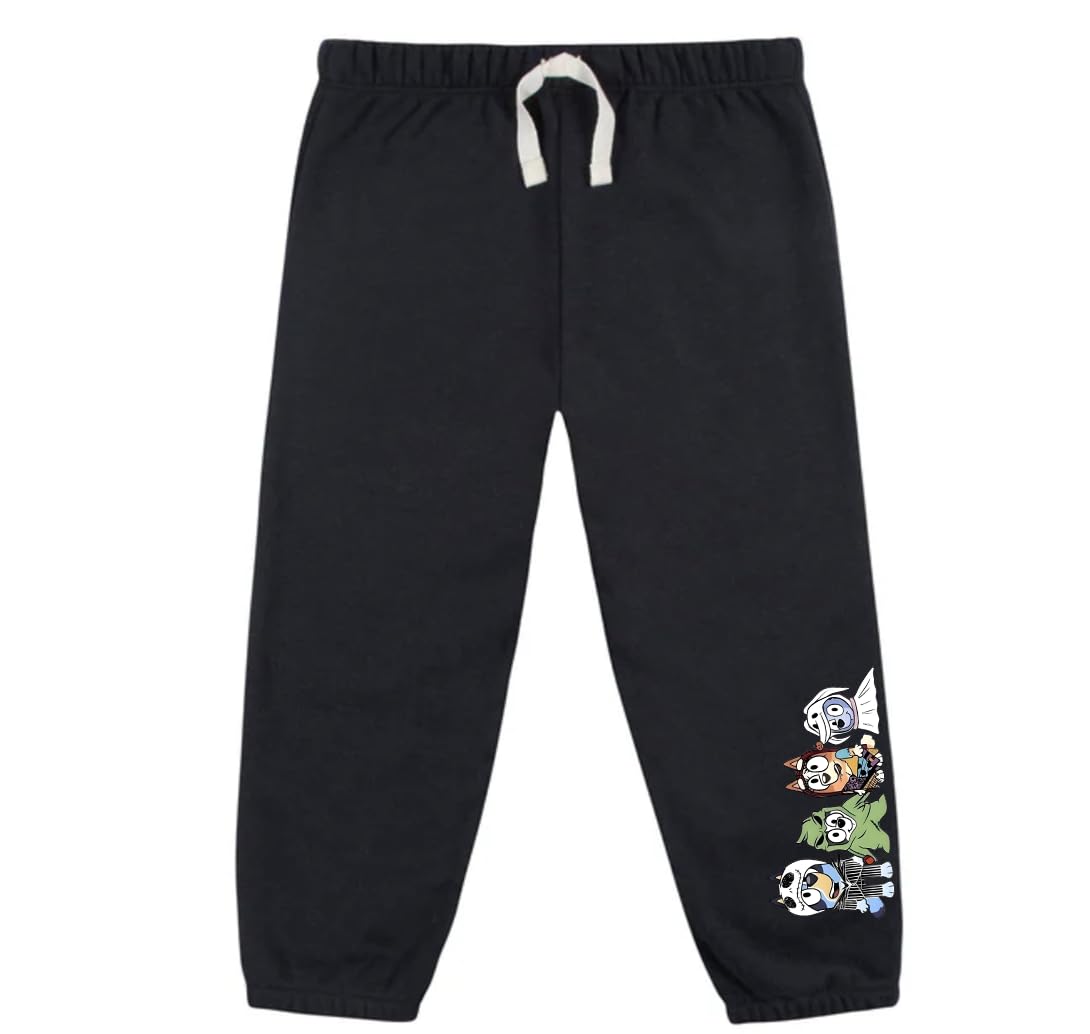 2-Piece Blue Dog Friends Halloween Fleece Set for Kids