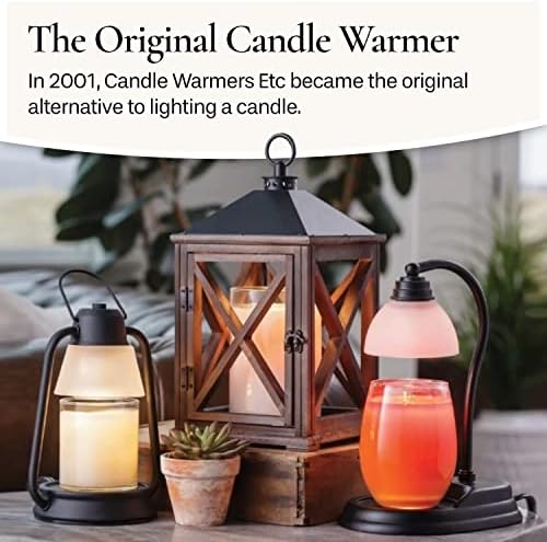 Candle Warmers ETC Auto Shutoff Candle Warmer Plate White Plug-in
