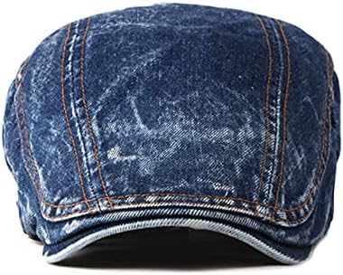 Quanhaigou Mens Tartan Newsboy Driving Cap