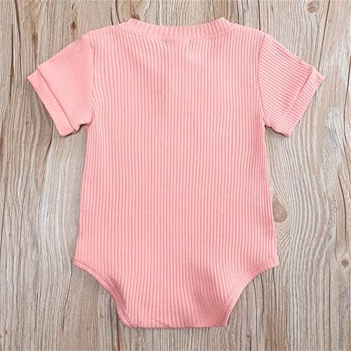 Baby Newborn Cotton Romper Bodysuit Set for Girls