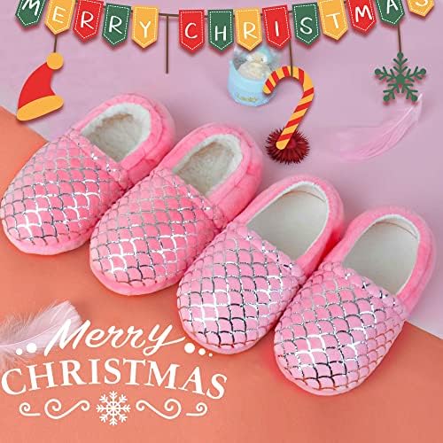 MIXIN Cute Kids Slippers with Memory Foam and Rubber Sole