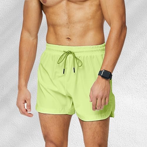 Mens Lightweight Elastic Waist Cargo Shorts