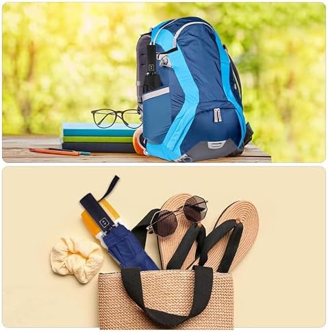 Bluinzi Double 10-Rib Compact Travel Umbrella