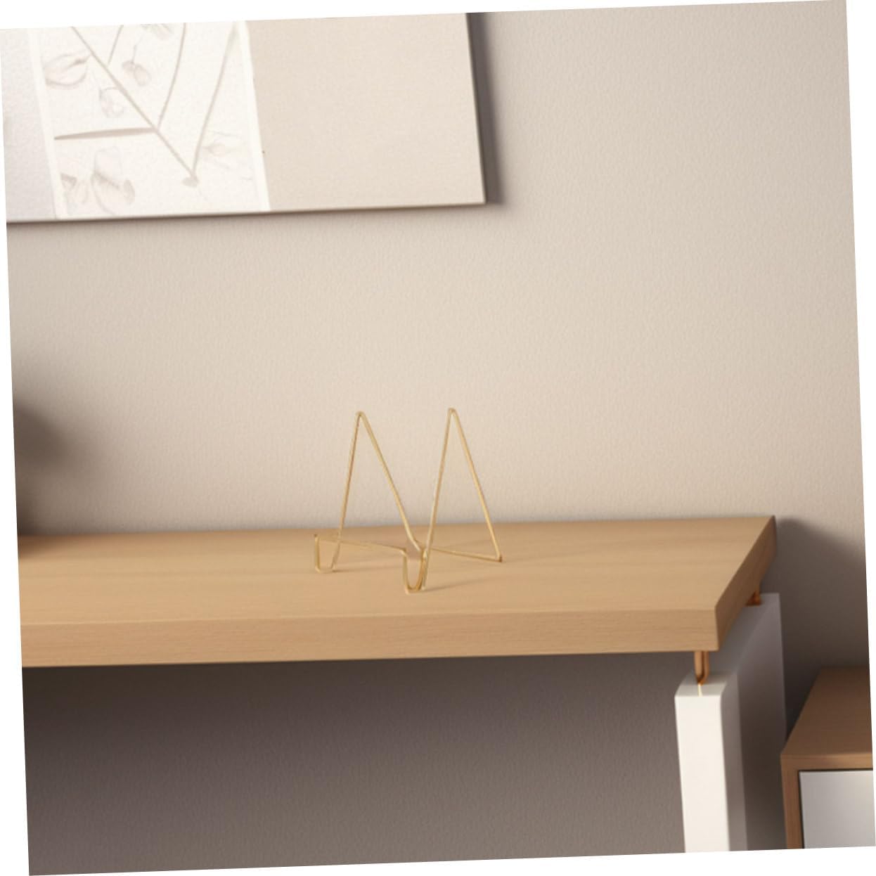 Mikikit Heavy Duty Metal Easel Stand for Picture Frames and Cookbooks