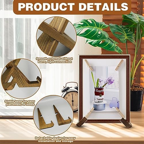 CANIPHA Wooden Display Stand for Cookbook Photo Plate Decorations