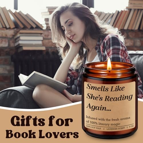 Fairys Gift Literary Candle for Book Lovers 1