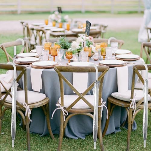 14 Pack Clear Wedding Umbrellas for Bride Groom Photography