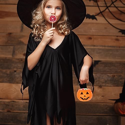 NUOBESTY 8Pcs Mini Halloween Pumpkin Lantern Bucket