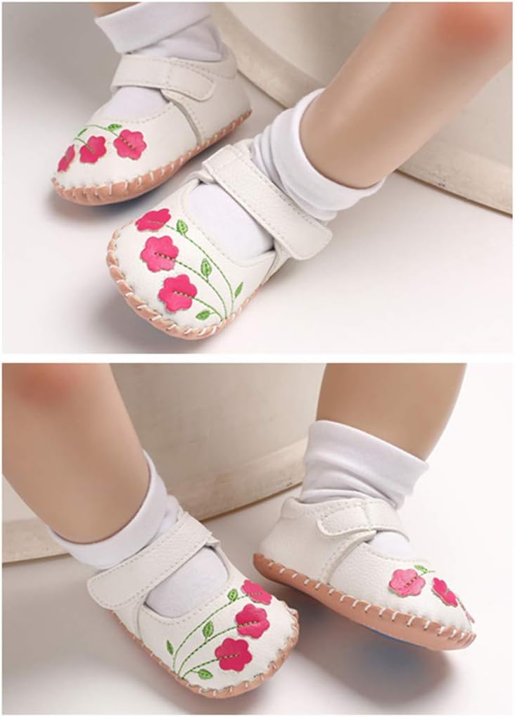 Meckior Toddler Soft PU Princess Flats for Boys Girls