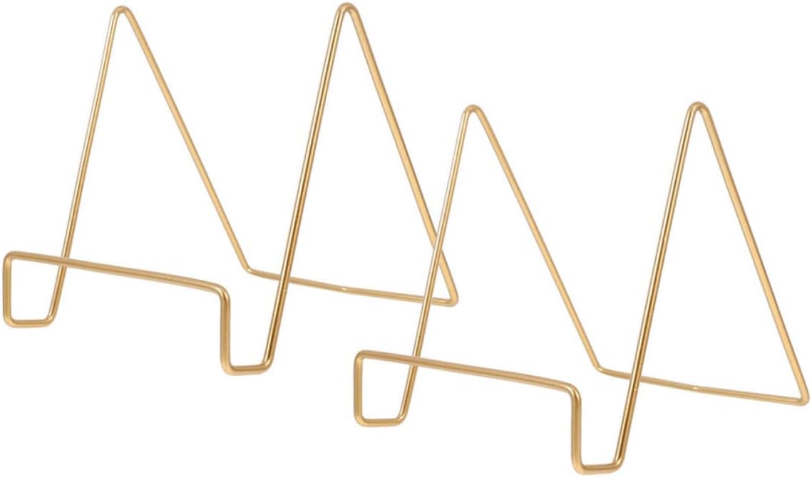 ARTIBETTER 4sets Metal Ornament Holder Display Easel