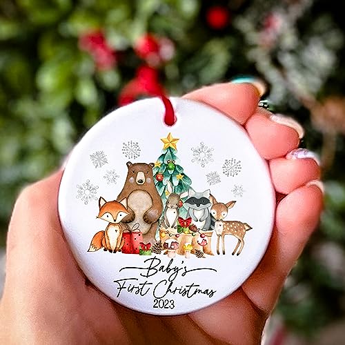 Babys First Christmas Ornament 2023 - Girl Boy