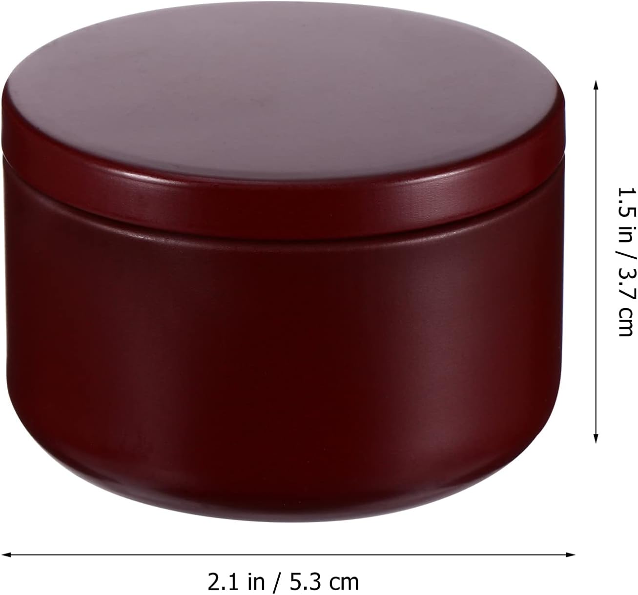 12Pcs Round Candle Tins Jar for DIY Crafts and Storage