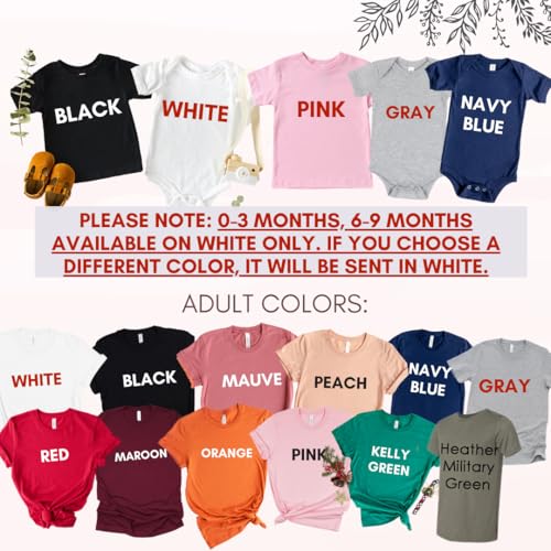 Our First Christmas Mom Dad Baby Matching Shirts 2024