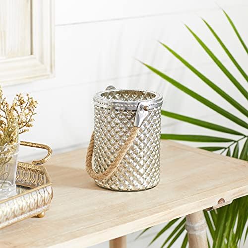Clear Glass Coastal Lantern 13 x 5 Beach