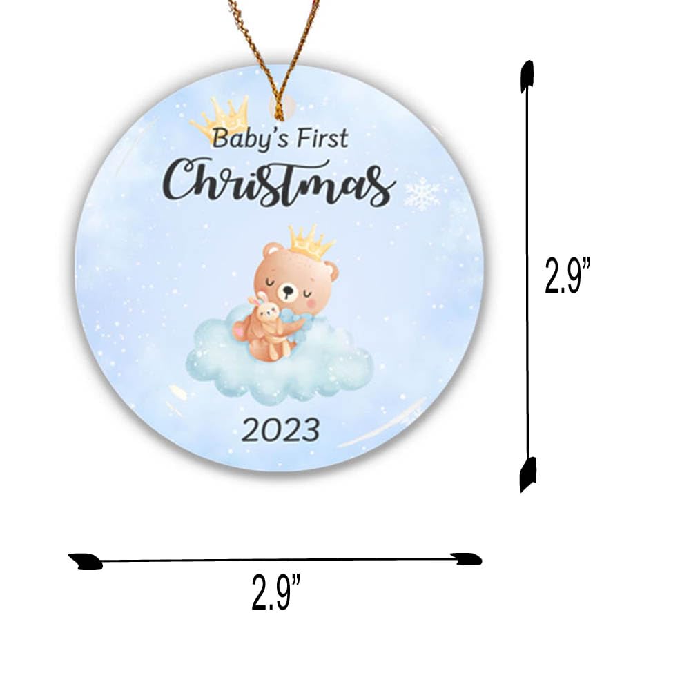 Tubbie Basic Baby First Christmas Ornament 2023