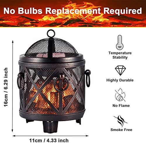 Dicimi 4-in-1 Electric Wax Melter with Fireplace Design