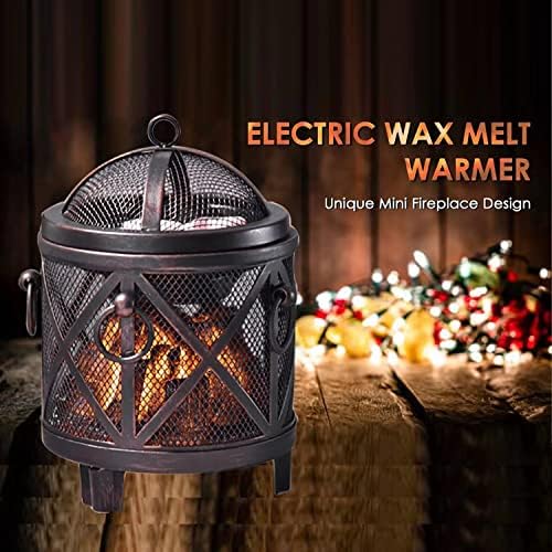 Dicimi 4-in-1 Electric Wax Melter with Fireplace Design