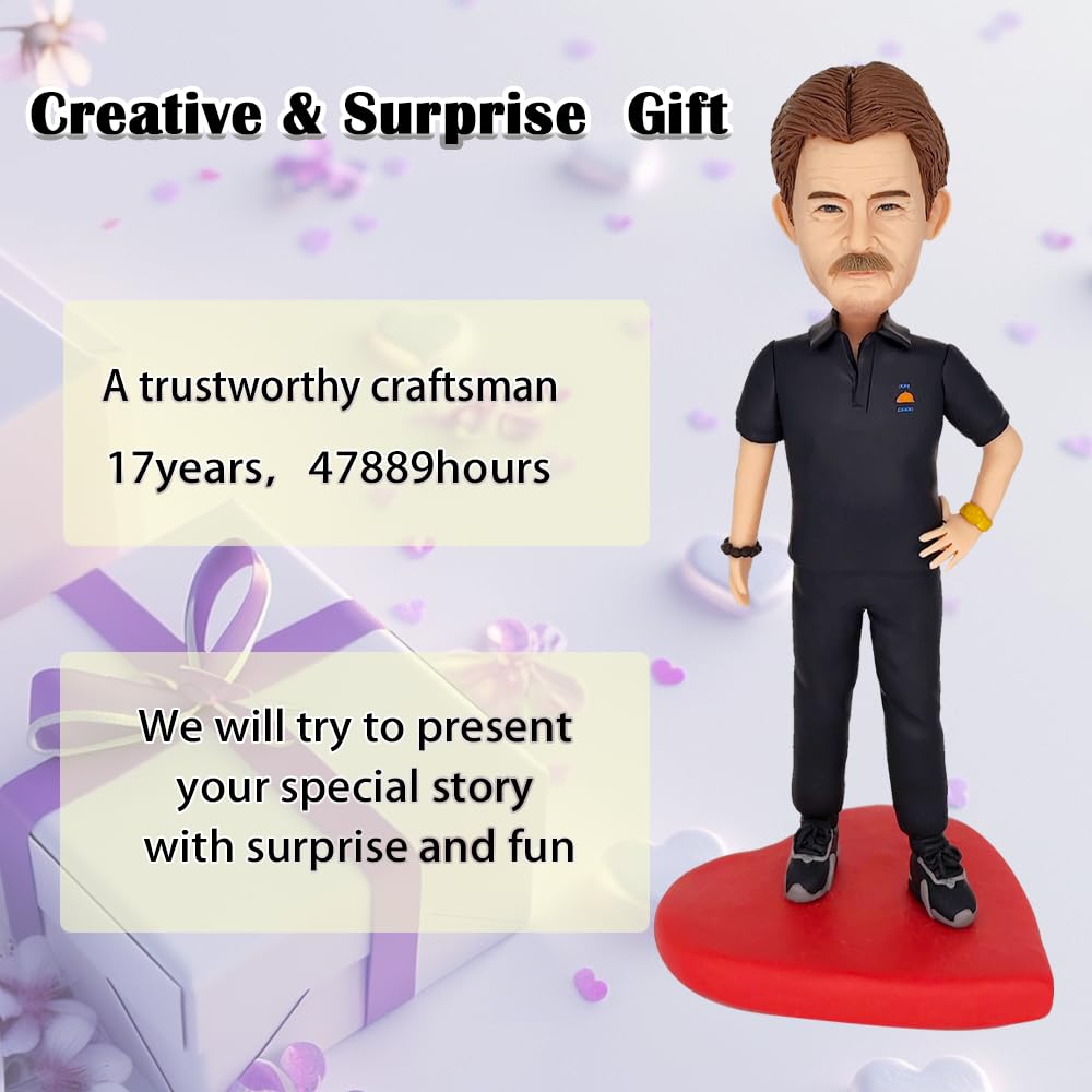 Custom Bobblehead Figures from Photo Personalized Handmade Gift