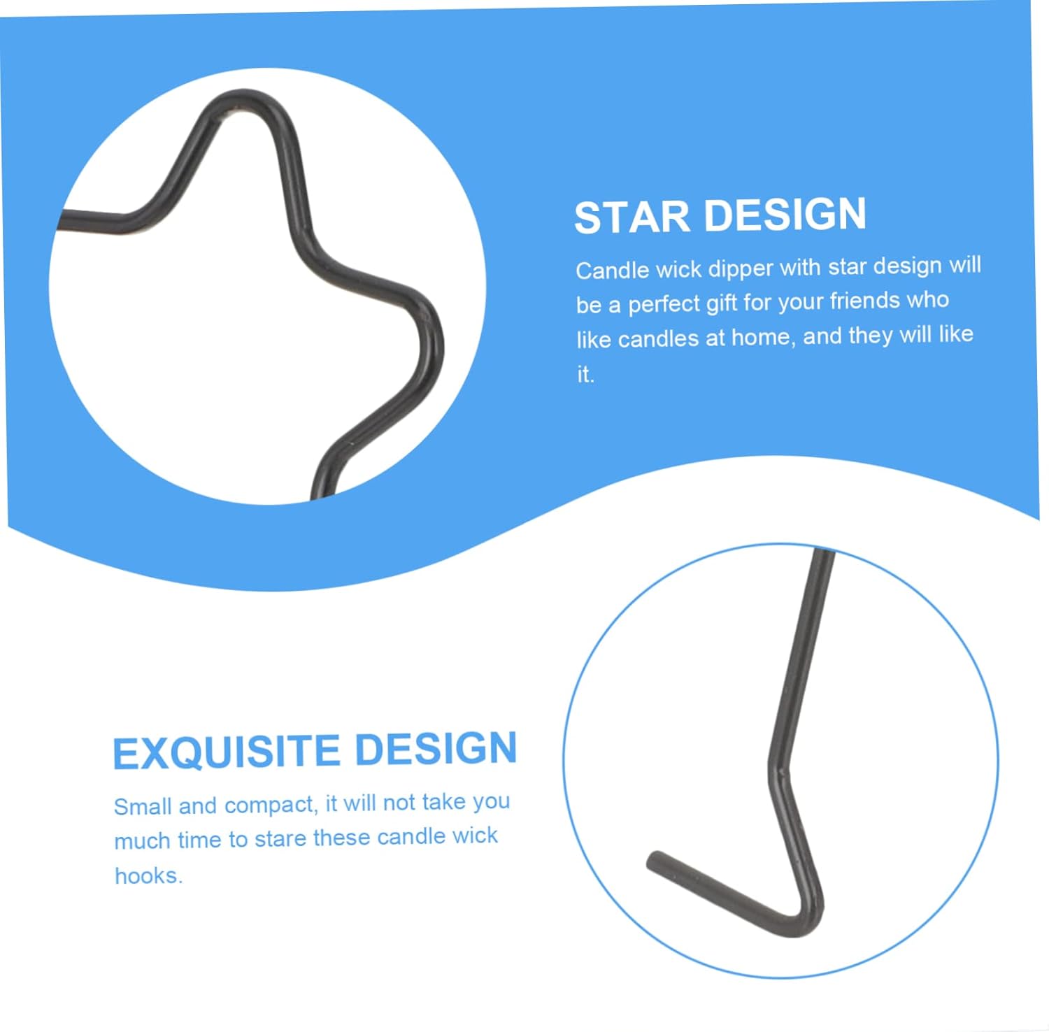 Alipis Star Design Candle Wick Trimmer Set 1