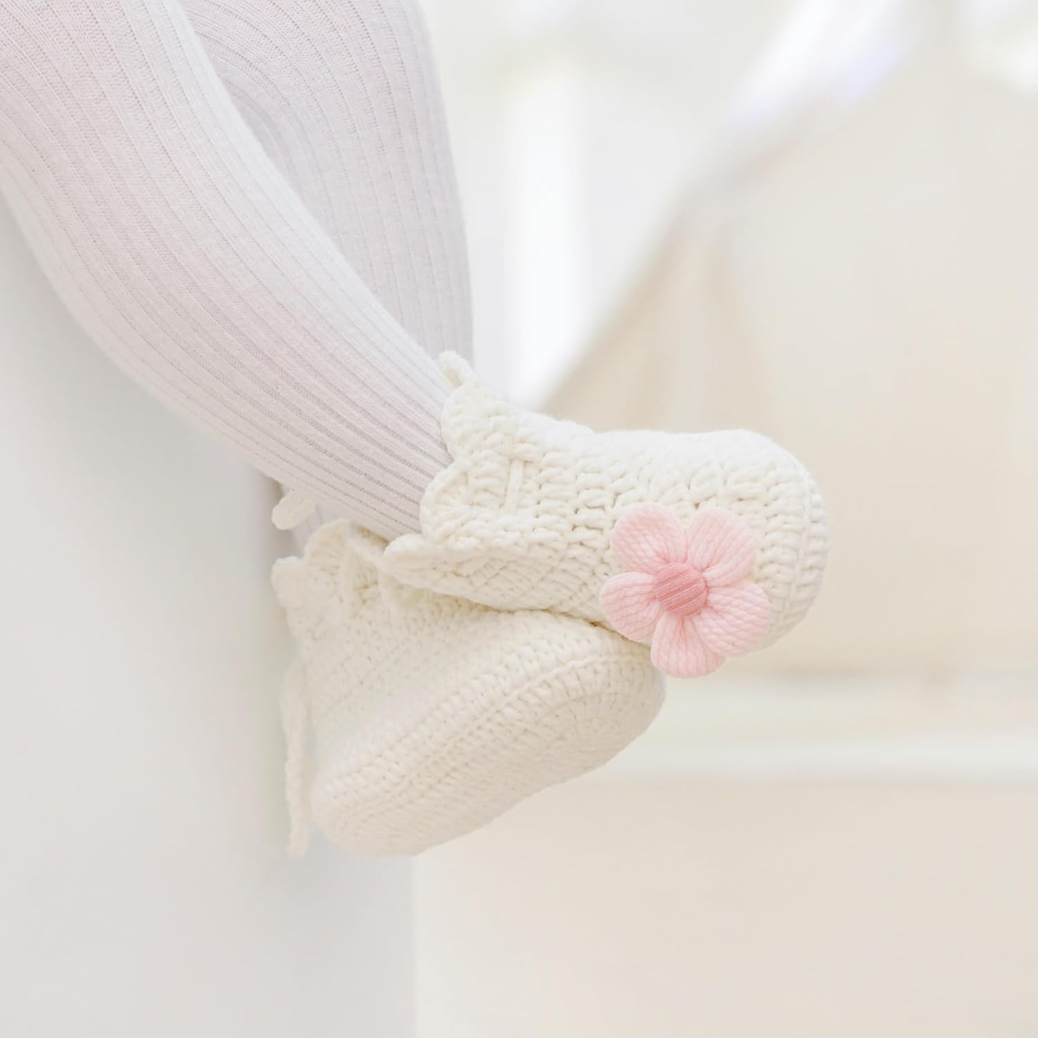 TJCONETJC Baby Booties Hand Crochet Cozy Socks Slippers