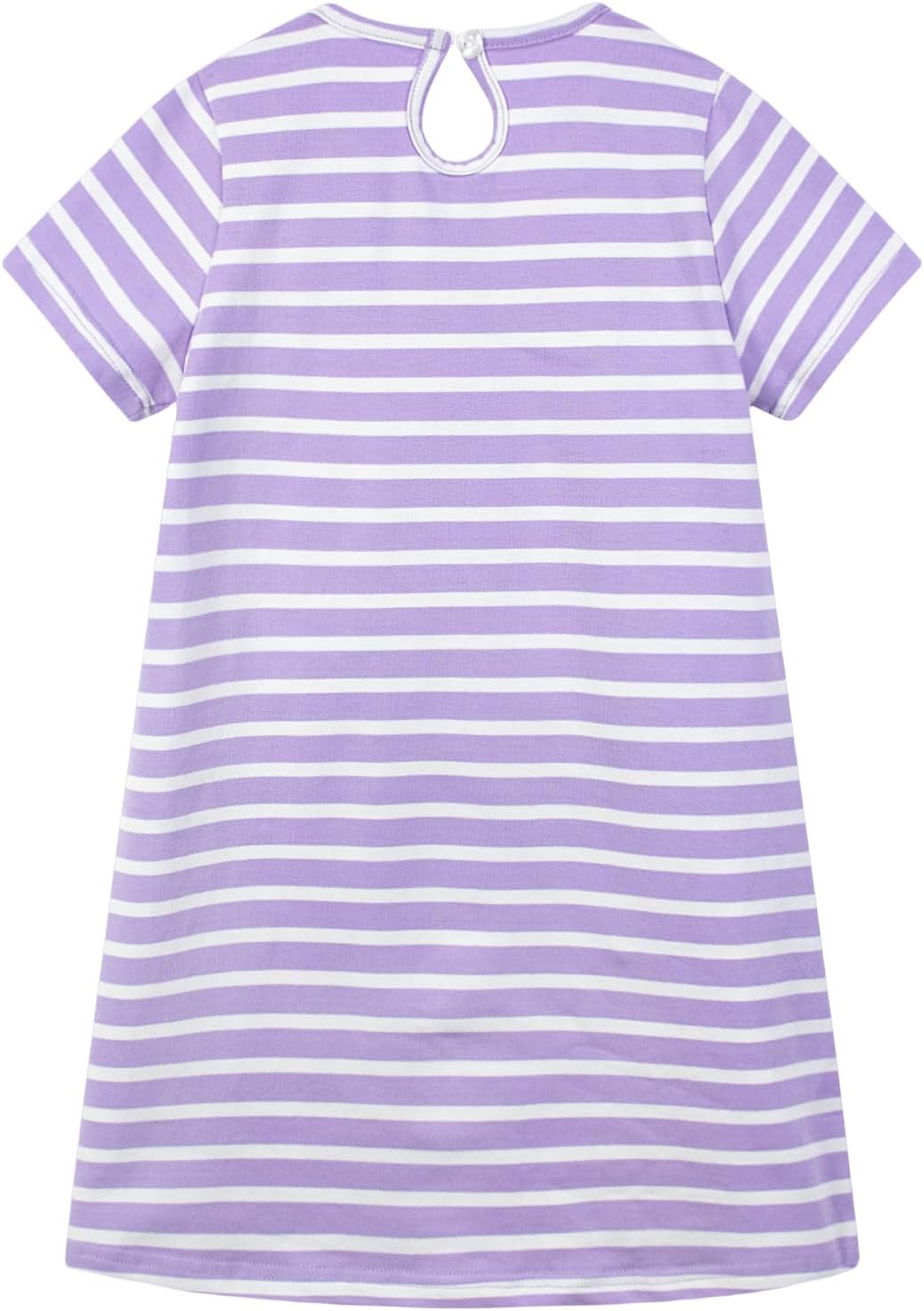 HILEELANG Easter Cotton Tunic Dress for Little Girls