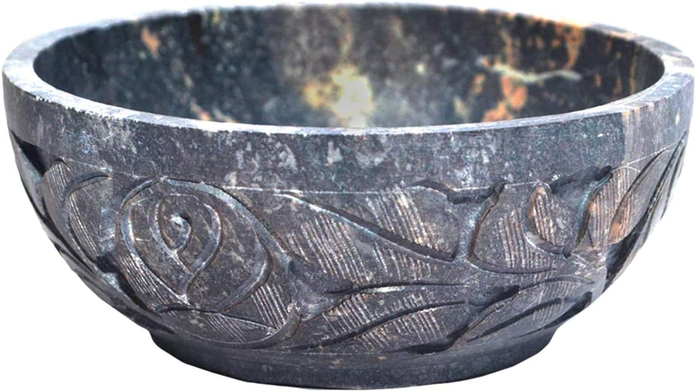 KC KULLICRAFT Marble Soapstone Smudge Bowl
