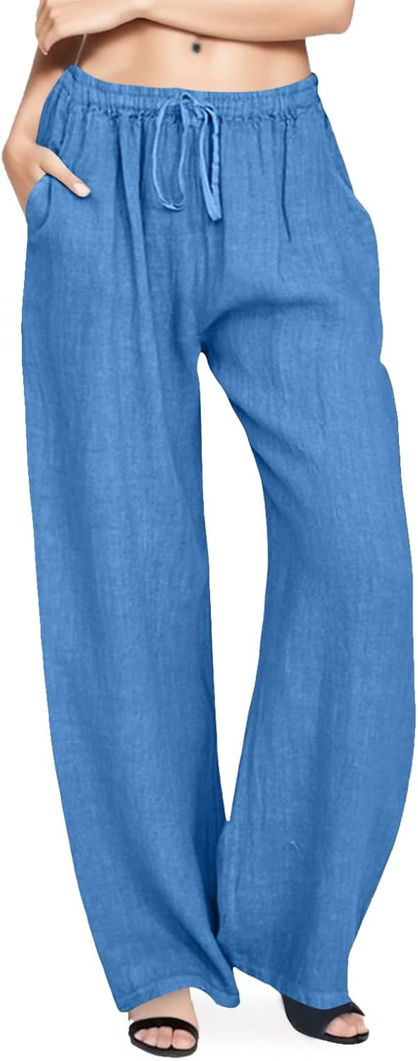 TTBDWiian Summer Linen Pants for Women